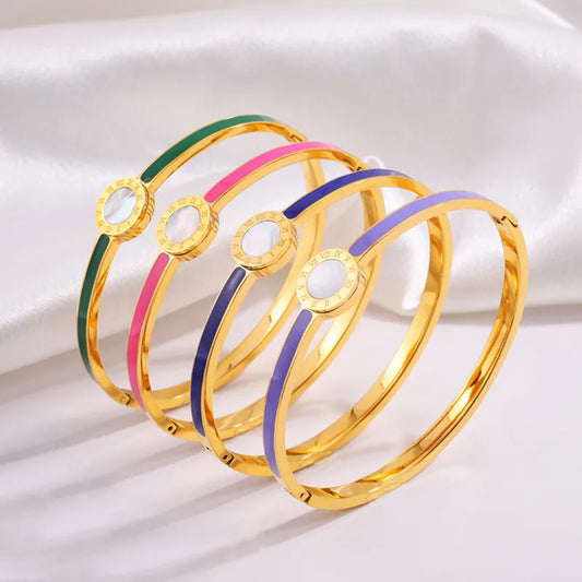 Roman Numeral Fashion Bangle